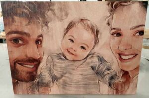 Printing on wood